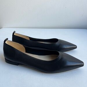 Everlane 40-Hour Pointed-Toe flat Black Size 7.5